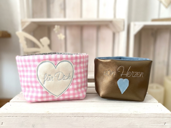 Utensilo für Dich und von Herzen - ITH-Stickdatei